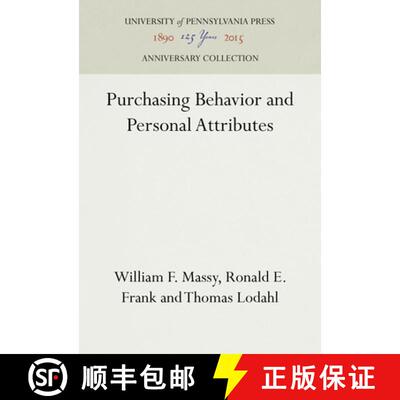 【3-4周达】Purchasing Behavior and Personal Attributes [9781512822373]