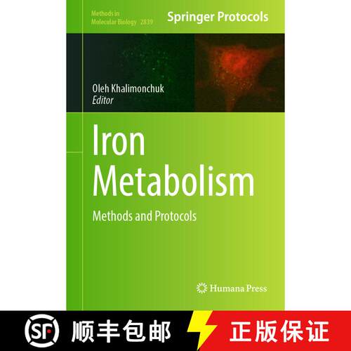 【3-4周达】精装 Iron Metabolism : Methods and Protocols [9781071640425]