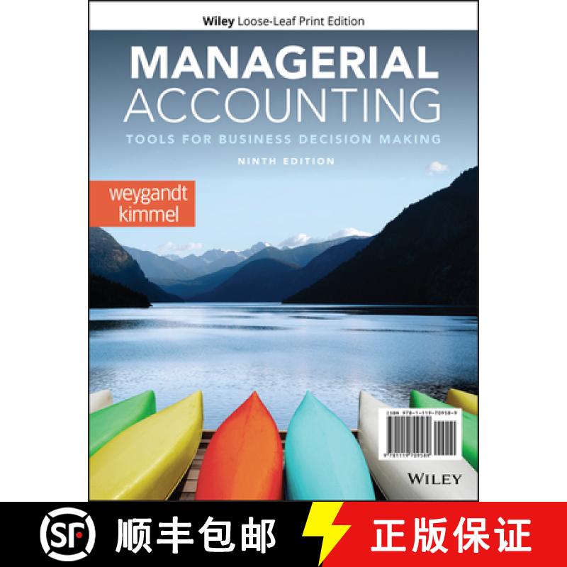 【3-4周达】Managerial Accounting: Tools for Business Decision Making [9781119709589]