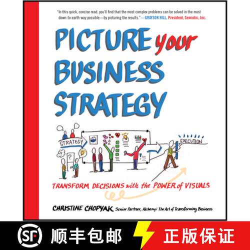 【3-4周达】精装 Picture Your Business Strategy: Transform Decisions with the Power of Visuals [9780071815024]