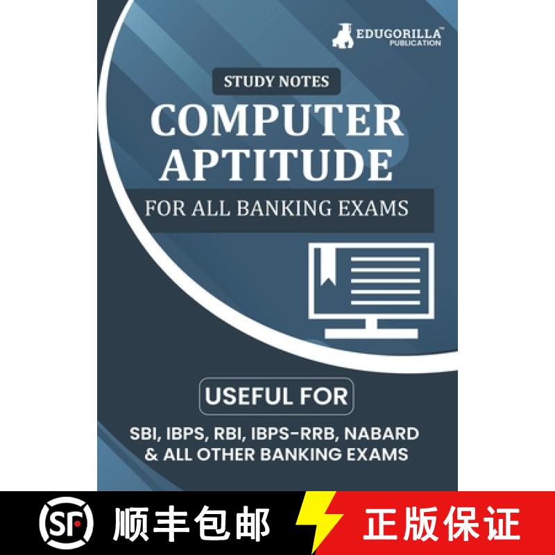 【4周达】Computer Aptitude Topicwise Notes for All Banking Related Exams A Complete Preparation Book ... [9789355566010]