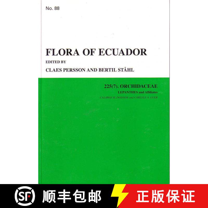 预订 Flora of Ecuador, Volume 88, Part 225 (7): Orchidaceae (Lepanthes and Affiliates) [9789185529346]
