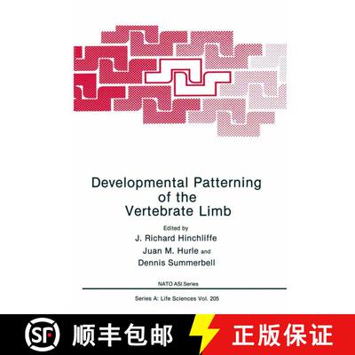 【3-4周达】精装 Developmental Patterning of the Vertebrate Limb: Workshop Proceedings [9780306439278]