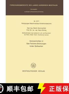 【3-4周达】Grenzschichten in Gas-Teilchen-Stromungen Hinter Stosswellen [9783531031712]