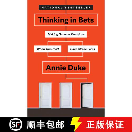 【3-4周达】精装 对赌：信息不足时如何做出明智决策 精装 Thinking in Bets: Making Smarter Decisions When... [9780735216358]