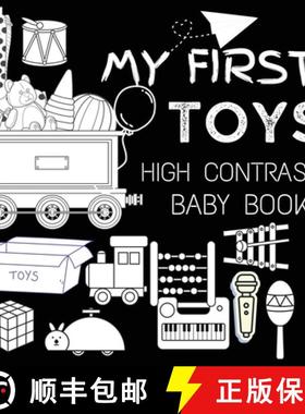 【3-4周达】High Contrast Baby Book - Toys: My First Toys For Newborn, Babies, Infants | High Contrast... [9789843556158]