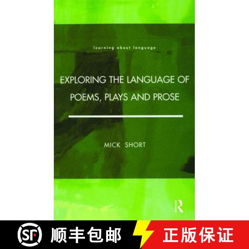 【3-4周达】Exploring the Language of Poems, Plays and Prose [9781138470859]