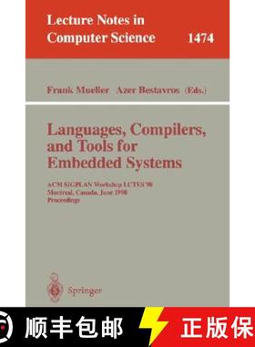 【3-4周达】Languages, Compilers, and Tools for Embedded Systems : ACM SIGPLAN Workshop LCTES '98, Mon... [9783540650751]