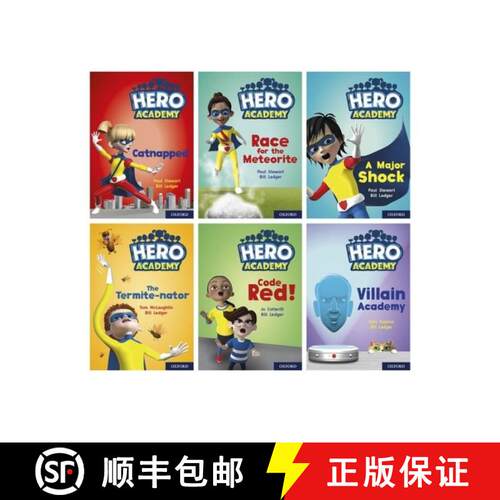 【3-4周达】Hero Academy: Oxford Level 12, Lime+ Book Band: Mixed pack [9780198416753]