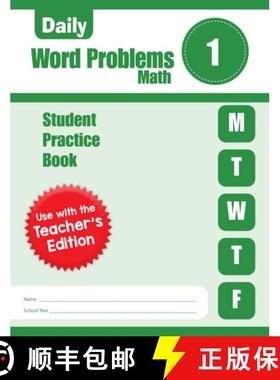 【3-4周达】Daily Word Problems Math, Grade 1 Student Workbook [9781629388762]