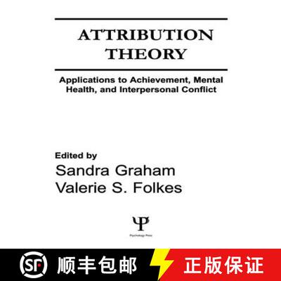 【3-4周达】Attribution Theory : Applications to Achievement, Mental Health, and Interpersonal Conflict [9781138987661]