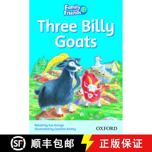【3-4周达】Family and Friends Readers 1: Three Billy Goats [9780194802529]
