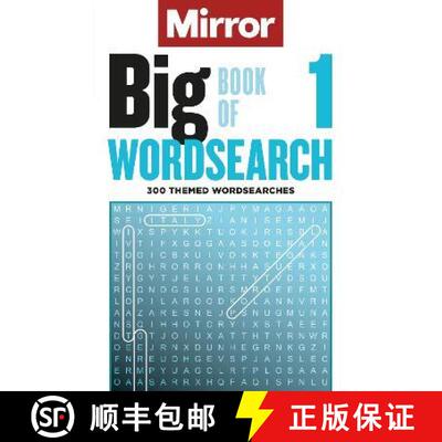 【3-4周达】Mirror: Big Book of Wordsearch 1: 300 themed wordsearches from your favourite newspaper [9781788404006]