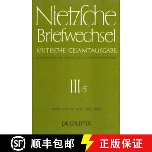 Friedrich Nietzsche 9783110096712 Briefe 1889 von 1887 预订 Januar
