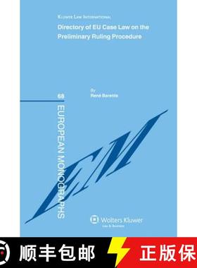 预订 Directory of EU Case Law on the Preliminary Ruling Procedure [9789041131508]