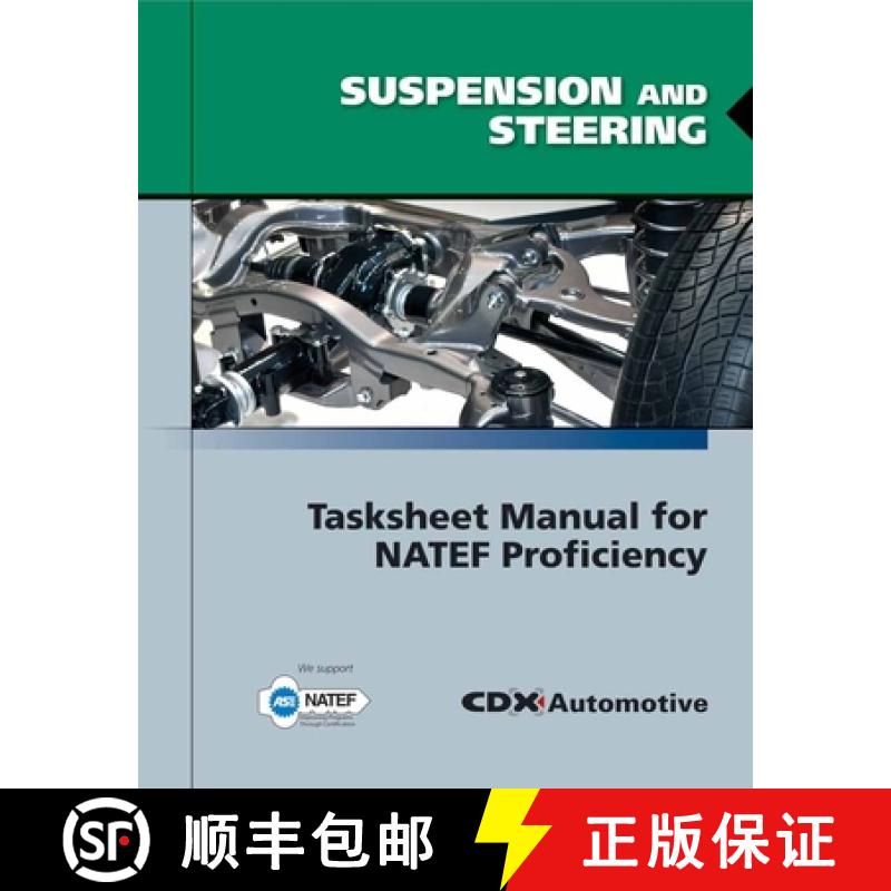 【3-4周达】Suspension and Steering Tasksheet Manual for Natef Proficiency: . [9780763784676]