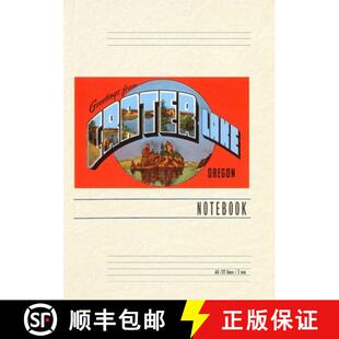 【3-4周达】Vintage Lined Notebook Greetings from Crater Lake [9798385442959]