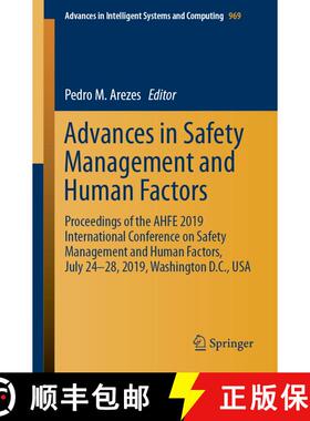 【3-4周达】Advances in Safety Management and Human Factors: Proceedings of the AHFE 2019 Internationa... [9783030204969]