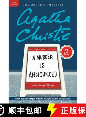 【3-4周达】A Murder Is Announced: A Miss Marple Mystery [9780062073631]