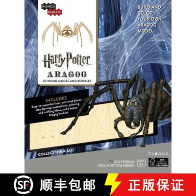 【3-4周达】Incredibuilds: Harry Potter: Aragog 3D Wood Model and Booklet [9781682980378]