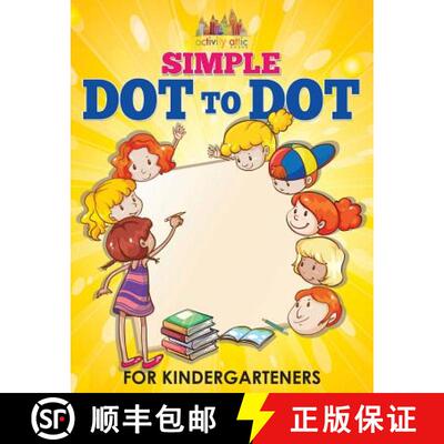 【3-4周达】Simple Dot to Dot for Kindergarteners [9781683234166]