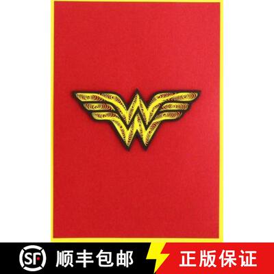 【3-4周达】DC Comics: Wonder Woman Quilled Card [9781682983768]