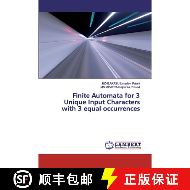 预订 Finite Automata for 3 Unique Input Characters with 3 equal occurrences [9786200114754]