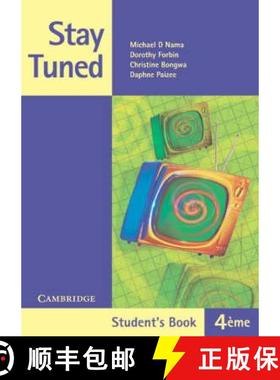 【3-4周达】Stay Tuned Student's Book for 4 Éme [9780521539517]
