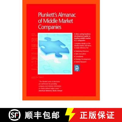 预订 Plunkett's Almanac of Middle Market Companies 2010: Middle Market Research, Statistics & Leading... [9781593921484]