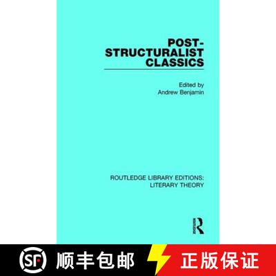 【3-4周达】POST-STRUCTURALIST CLASSICS (RLE, L [9781138689510]