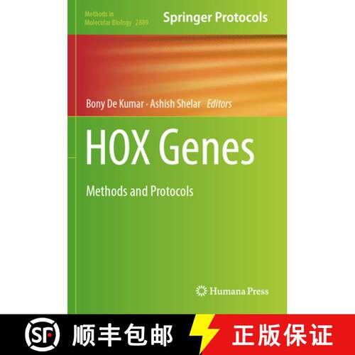 【3-4周达】HOX Genes: Methods and Protocols [9781071643242]