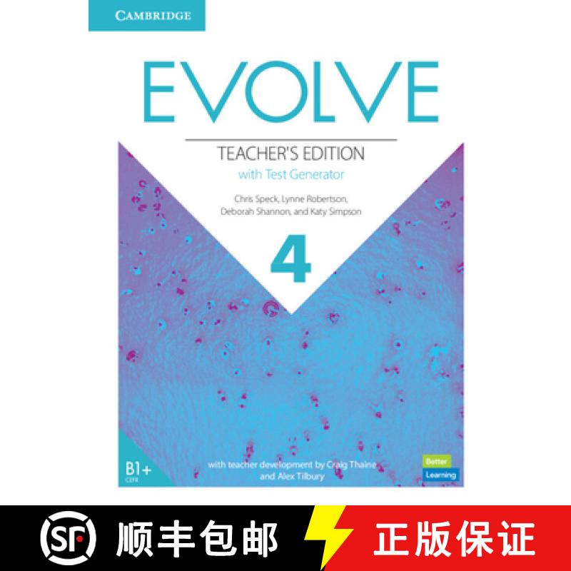 【3-4周达】Evolve Level 4 Teacher's Edition with Test Generator [9781108405188]