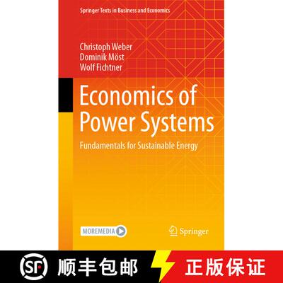 【3-4周达】精装 Economics of Power Systems : Fundamentals for Sustainable Energy [9783030977696]