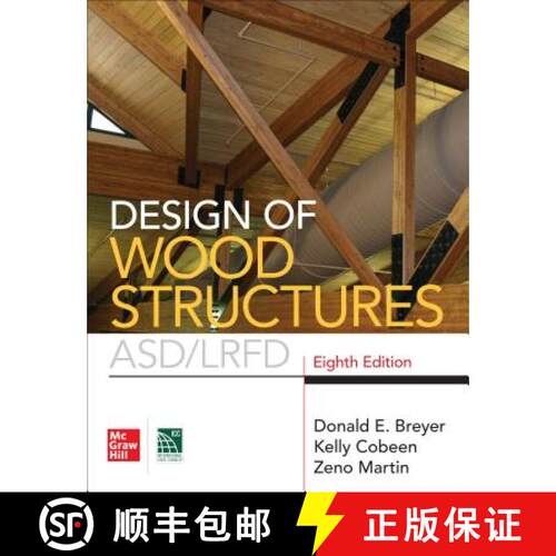 【3-4周达】精装 Design of Wood Structures- Asd/Lrfd, Eighth Edition [9781260128673]