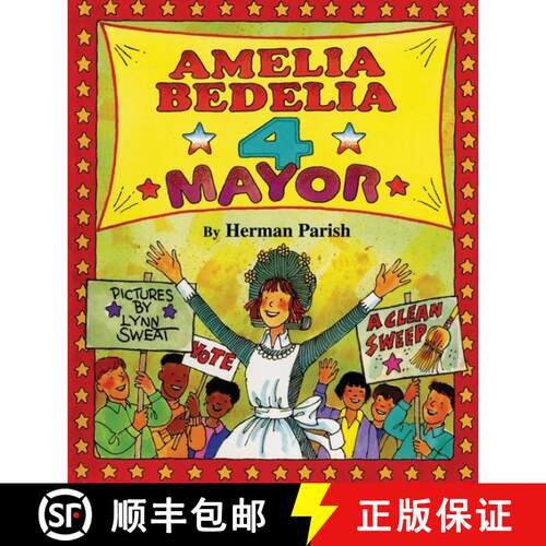 【3-4周达】精装 Amelia Bedelia 4 Mayor [9780688167219]
