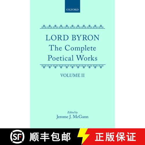 【3-4周达】精装 The Complete Poetical Works: Volume II: Childe Harold's Pilgrimage [9780198127543]