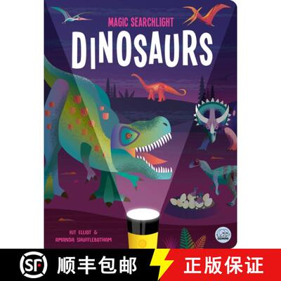 【3-4周达】Magic Searchlight - Dinosaurs [9781917082013]