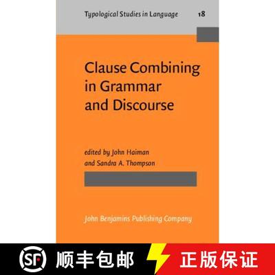 【3-4周达】Clause Combining in Grammar and Discourse. [9789027228932]