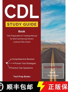 【3-4周达】CDL Study Guide Book: Test Preparation & Training Manual for the Commercial Drivers Licens... [9781628453652]