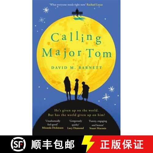 【3-4周达】Calling Major Tom: The feel-good novel of 2017 [9781409168133]
