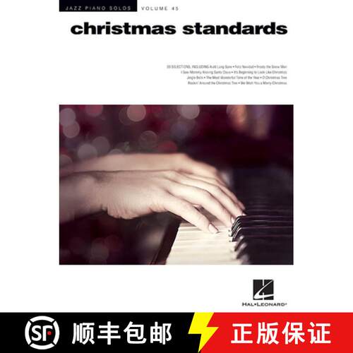 【3-4周达】Christmas Standards Jazz Piano Solos Volume 45 28 Classic Holiday Songs Arranged for Solo ... [9781495068935]