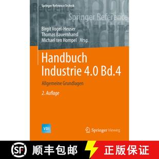 Handbuch Industrie Grundlagen 9783662532539 Allgemeine 4周达 Bd.4 4.0