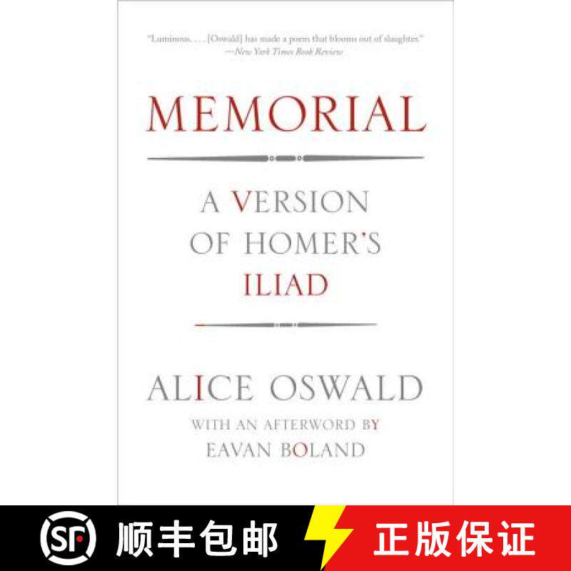 【3-4周达】Memorial: A Version of Homer's Iliad [9780393347272]