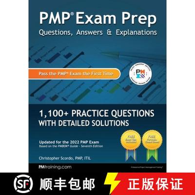 【2-3周达】PMP Exam Prep: Questions, Answers, & Explanations: 1000+ Practice Questions with Detailed ... [9780989470346]