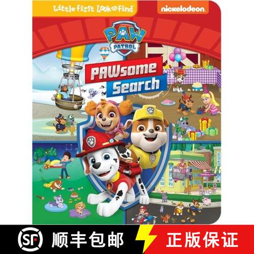 【3-4周达】Nickelodeon Paw Patrol: Pawsome Search Little First Look and Find [9798384600015]