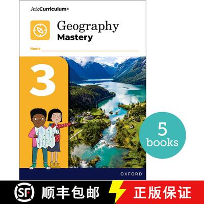【3-4周达】Geography Mastery: Geography Mastery Pupil Workbook 3 Pack of 5 [9781382034203]