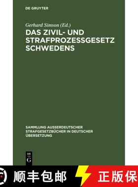 预订 Das Zivil- und Strafprozeßgesetz Schwedens [9783111032528]