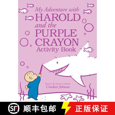 【3-4周达】My Adventure with Harold and the Purple Crayon Activity Book [9780062655288]