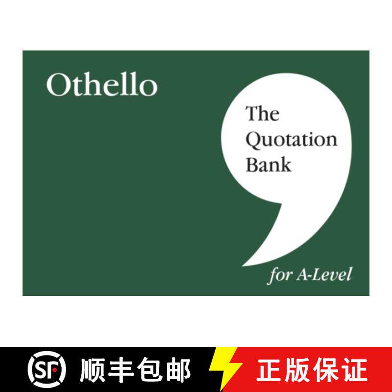 【3-4周达】Quotation Bank: Othello A-Level Revision and Study Guide for English Literature [9781999981655]