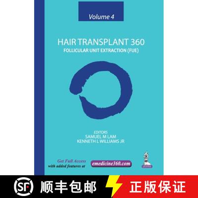【3-4周达】精装 Hair Transplant 360: Volume 4: Follicular Unit Extraction [9789352500369]
